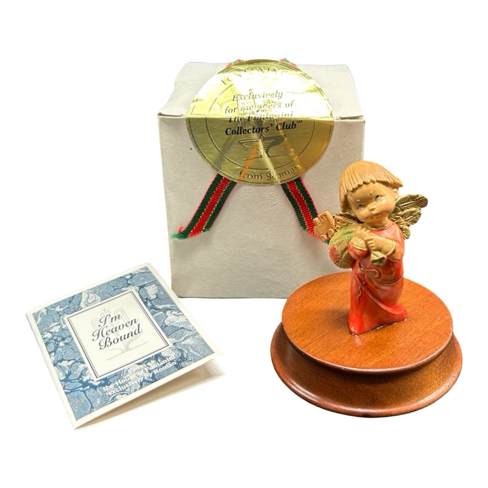 Fontanini I'm Heaven Bound Angel Figurine 65352 Roman Collectors Club Italy Box